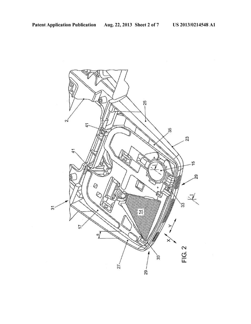 VEHICLE HAVING AN OVERHEAD CONSOLE - diagram, schematic, and image 03