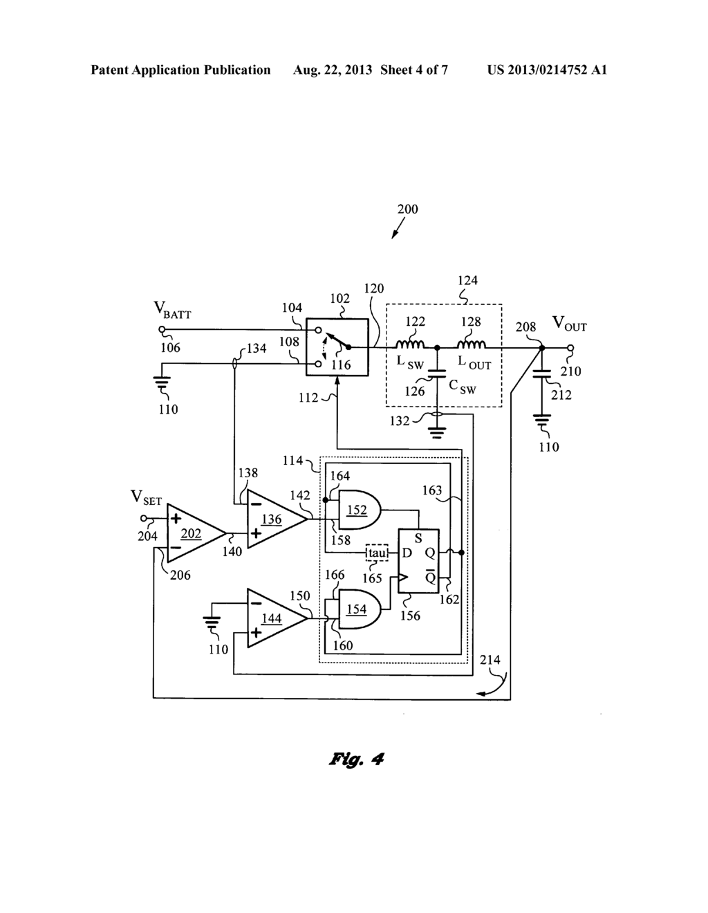 Low-noise, high bandwidth quasi-resonant mode switching power supply - diagram, schematic, and image 05