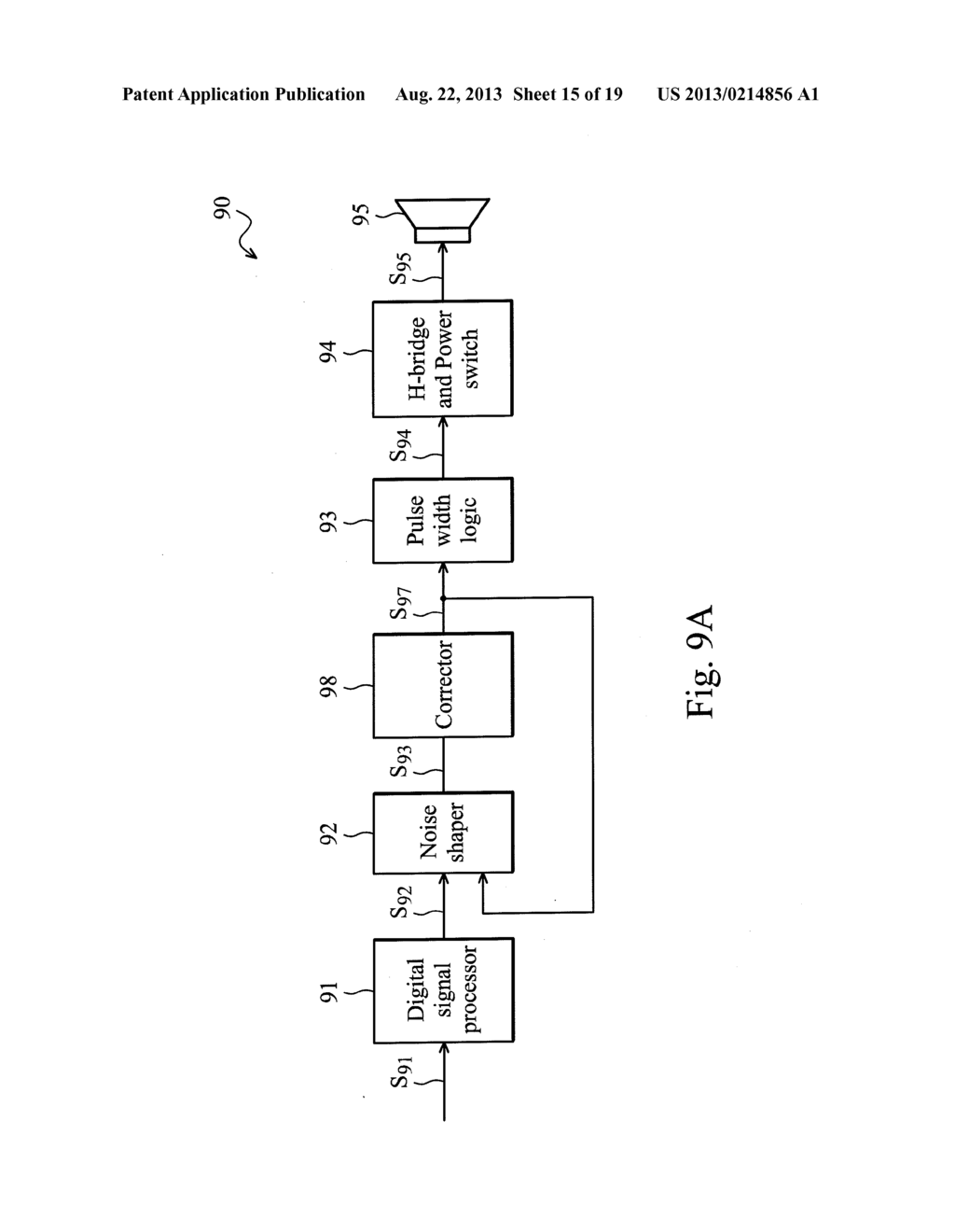 SWITCHING AMPLIFIER SYSTEM AND METHOD FOR SUPPRESSING SIGNAL DISTORTION     THEREOF - diagram, schematic, and image 16