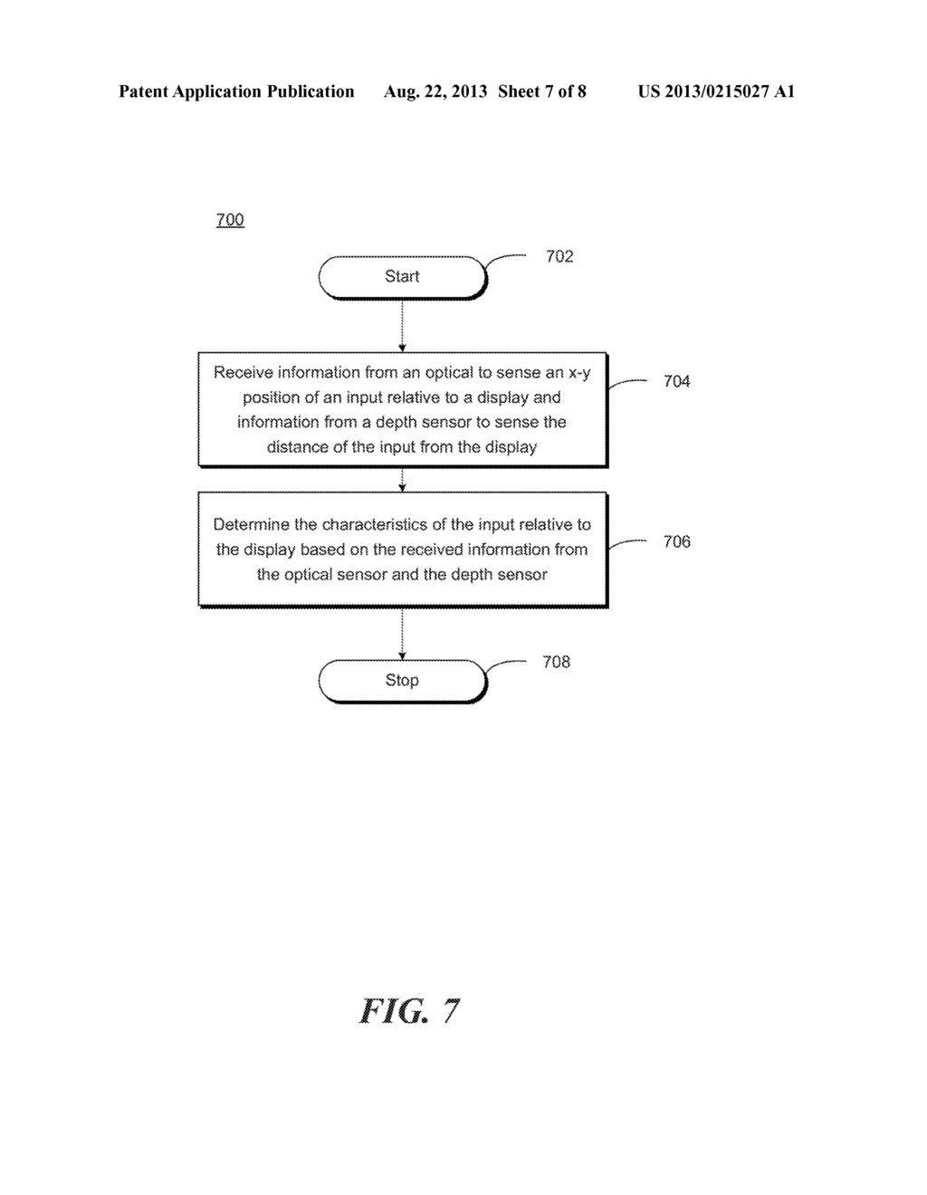 Evaluating an Input Relative to a Display - diagram, schematic, and image 08