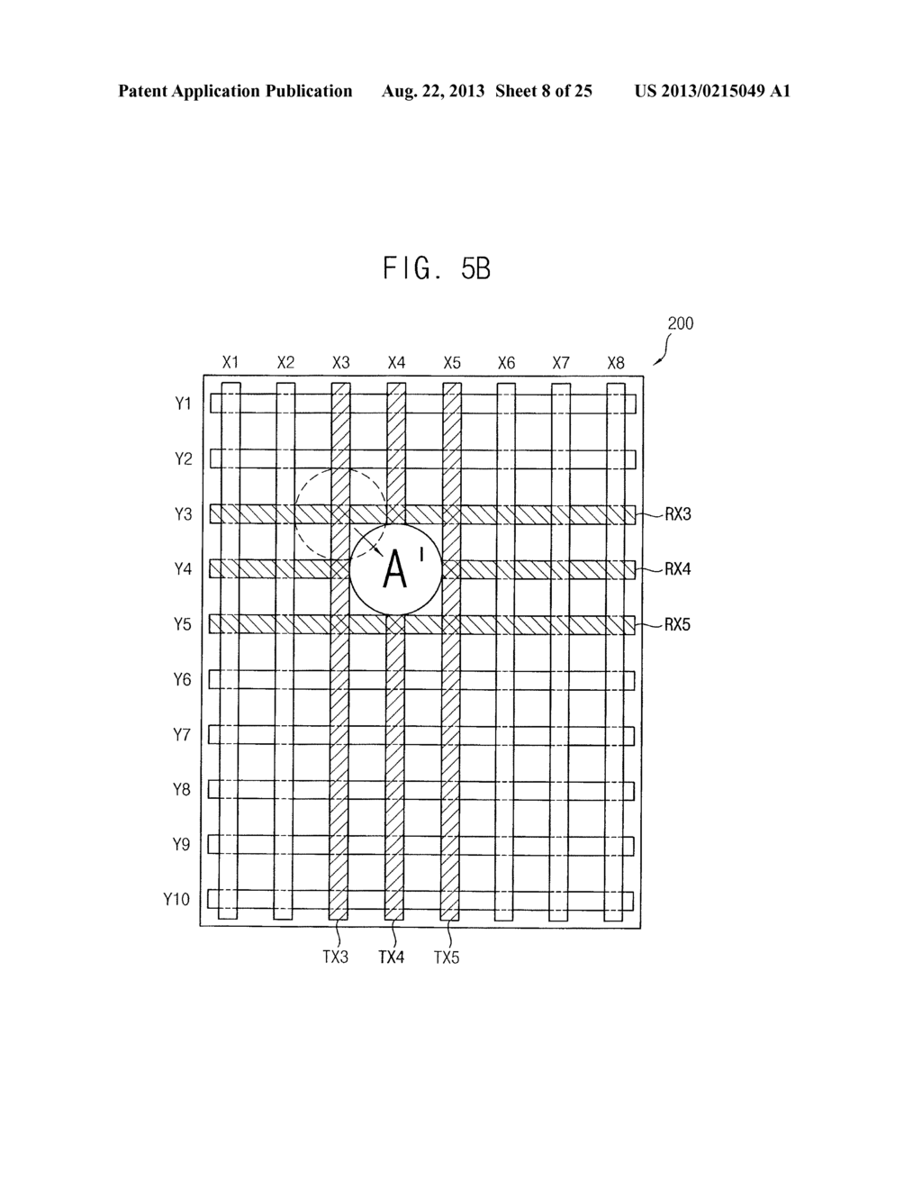 METHOD OF OPERATING A TOUCH PANEL, TOUCH PANEL AND DISPLAY DEVICE - diagram, schematic, and image 09