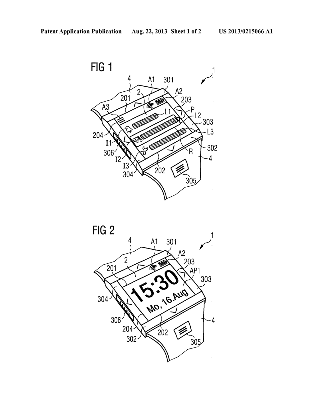 APPLIANCE COMPRISING A DISPLAY AND OPERATING UNIT - diagram, schematic, and image 02