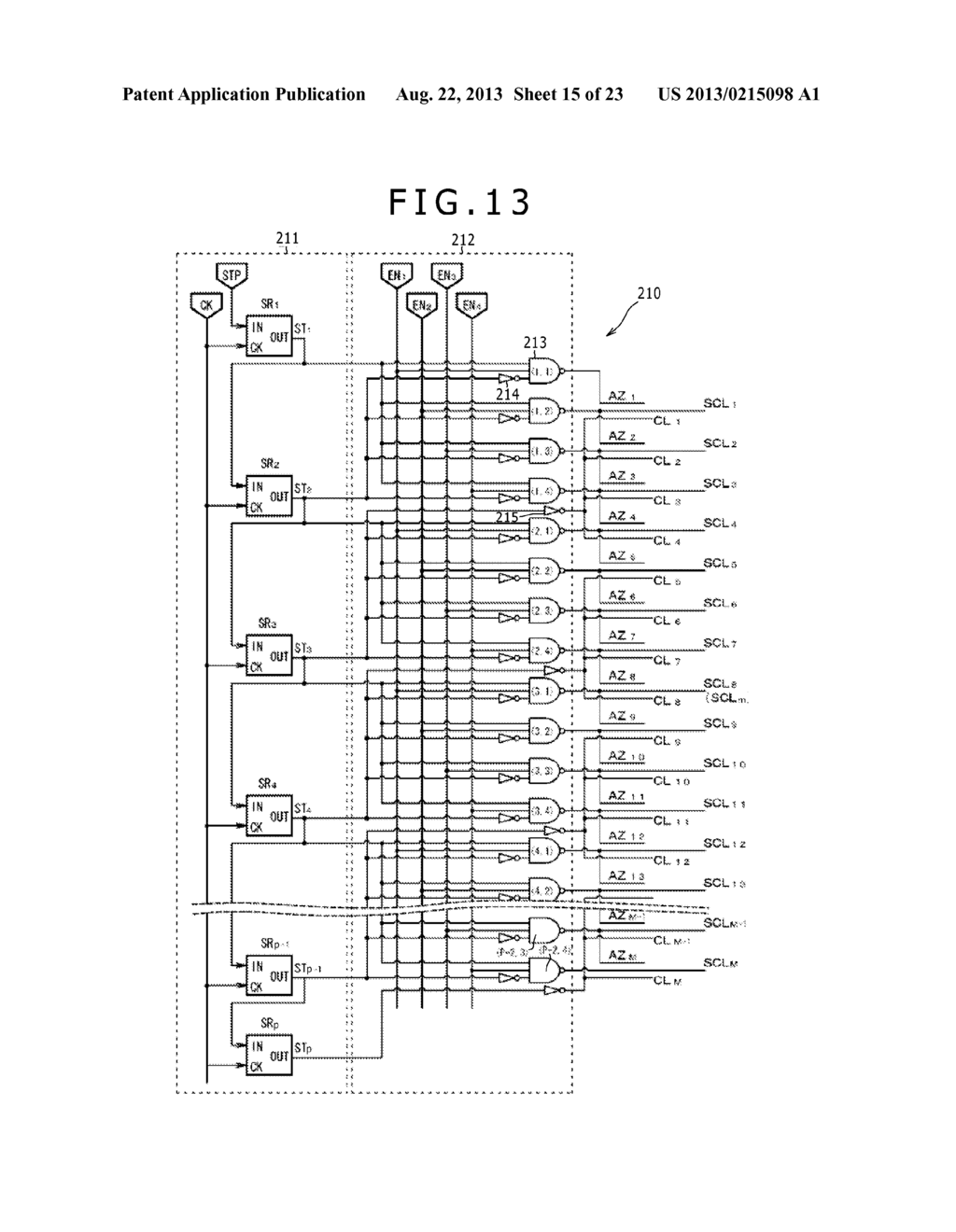 SCANNING DRIVE CIRCUIT AND DISPLAY DEVICE INCLUDING THE SAME - diagram, schematic, and image 16