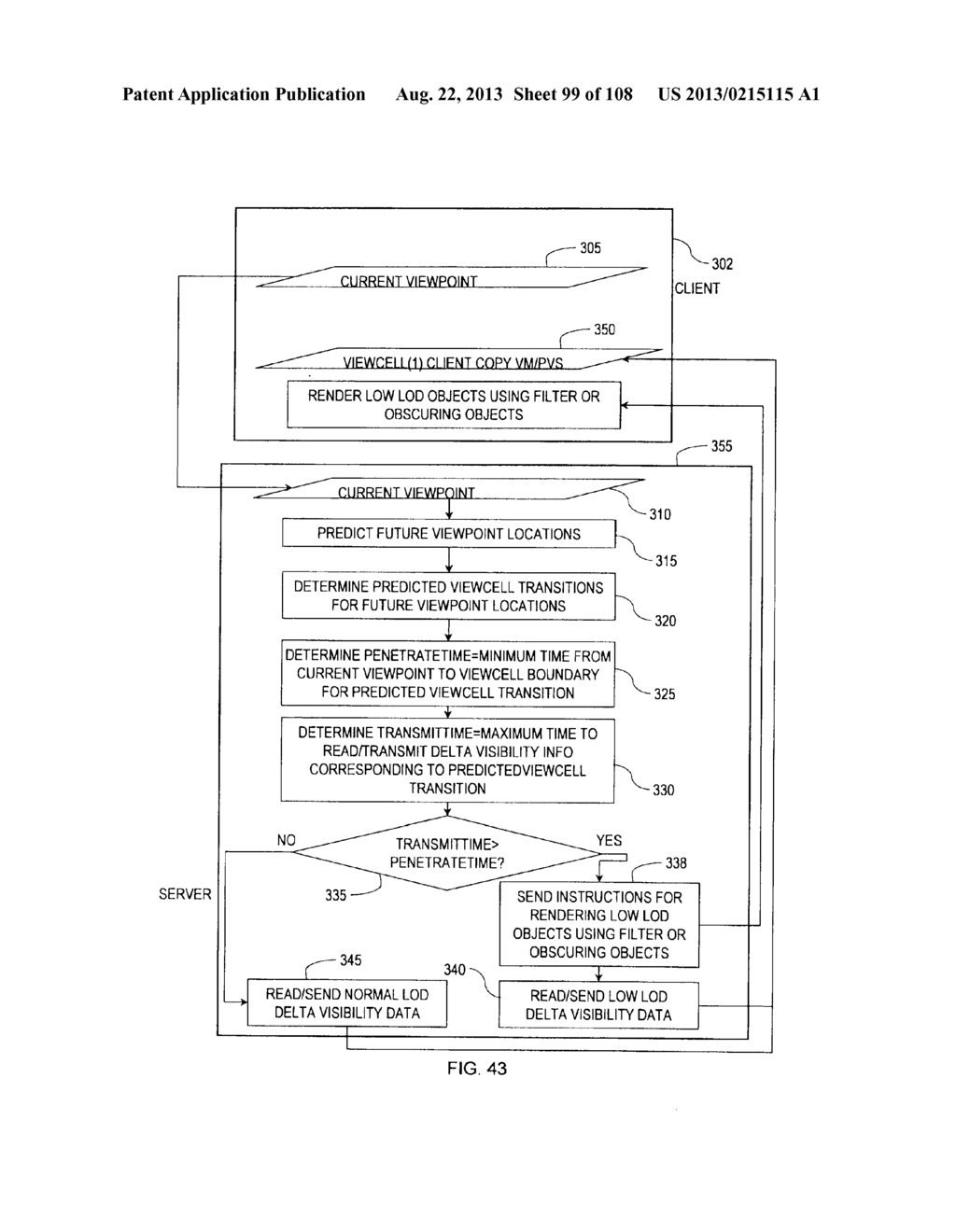 DELIVERING AND CONTROLLING STREAMING INTERACTIVE MEDIA COMPRISING RENDERED     GEOMETRIC, TEXTURE AND LIGHTING DATA - diagram, schematic, and image 100