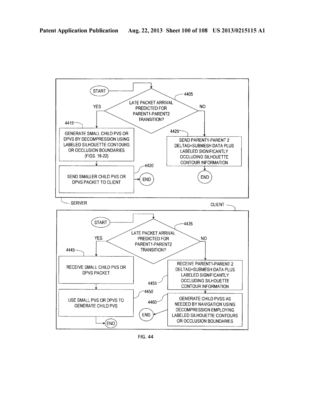 DELIVERING AND CONTROLLING STREAMING INTERACTIVE MEDIA COMPRISING RENDERED     GEOMETRIC, TEXTURE AND LIGHTING DATA - diagram, schematic, and image 101