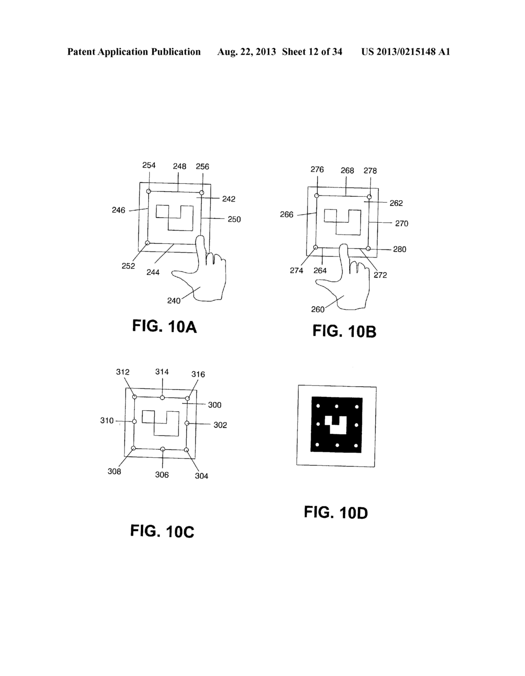 INTERACTIVE INPUT SYSTEM HAVING A 3D INPUT SPACE - diagram, schematic, and image 13