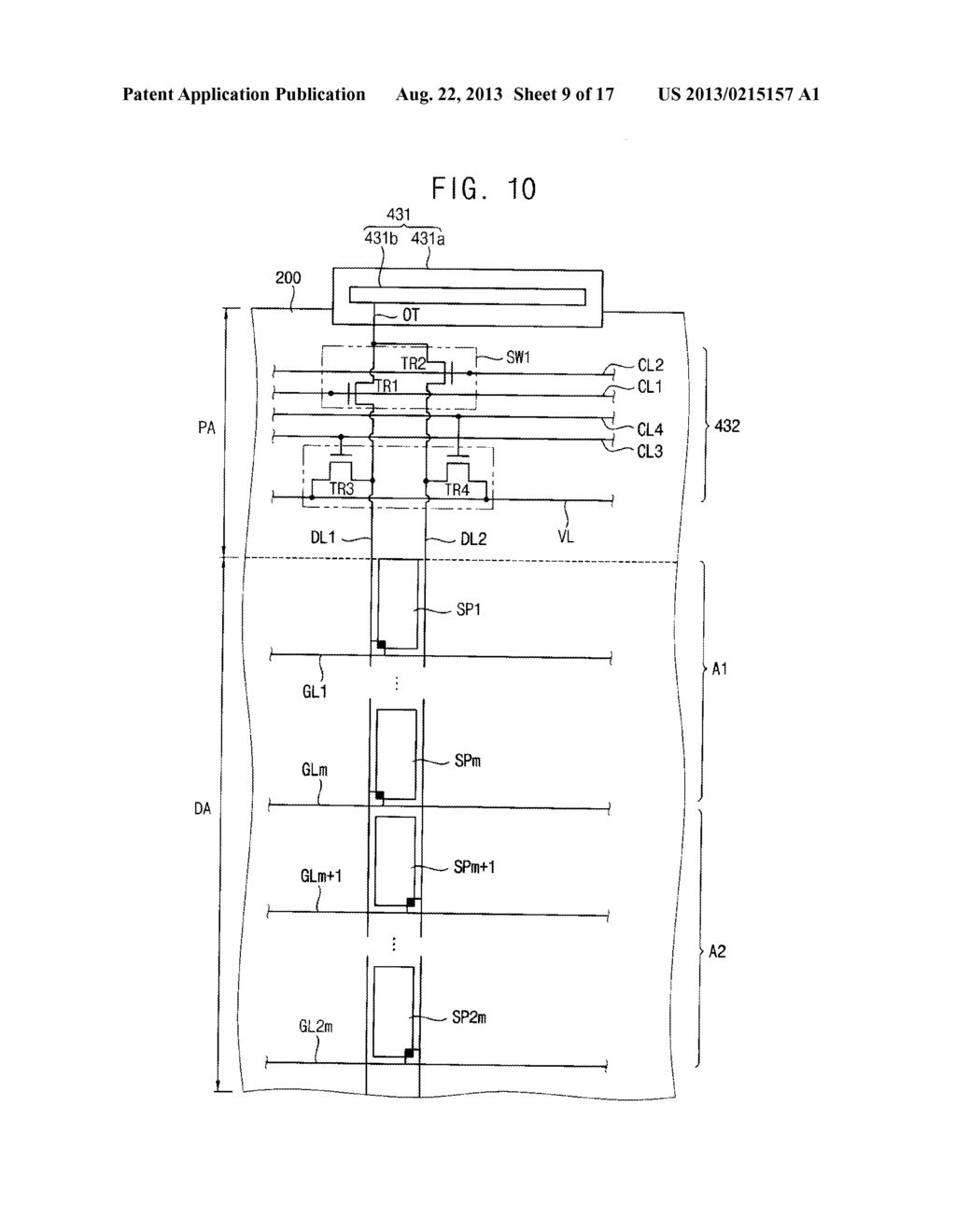 METHOD OF DISPLAYING THREE-DIMENSIONAL STEREOSCOPIC IMAGE AND A DISPLAY     APPARATUS FOR PERFORMING THE SAME - diagram, schematic, and image 10