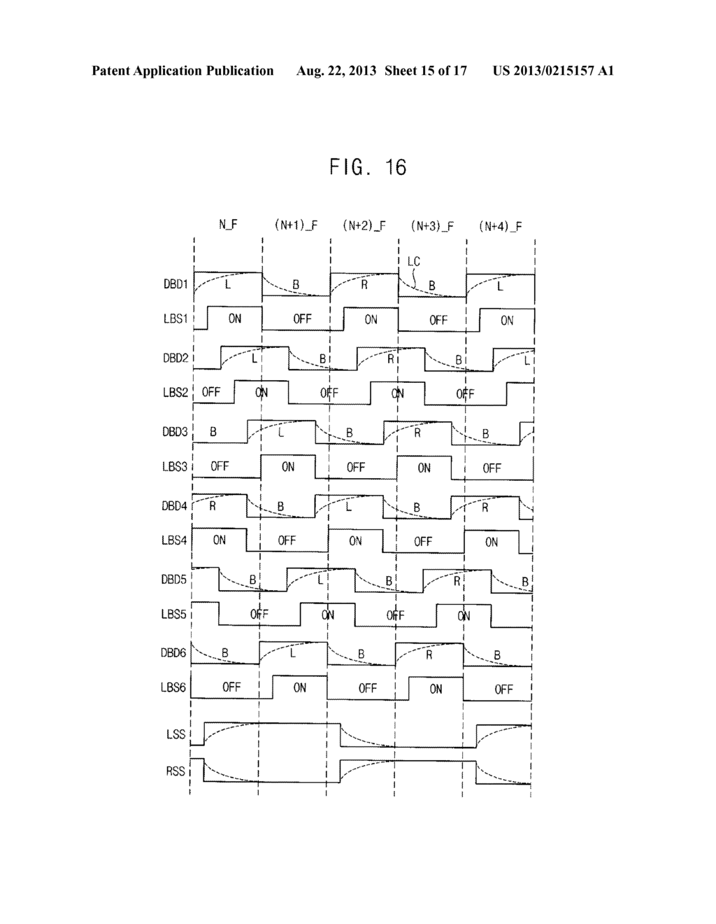 METHOD OF DISPLAYING THREE-DIMENSIONAL STEREOSCOPIC IMAGE AND A DISPLAY     APPARATUS FOR PERFORMING THE SAME - diagram, schematic, and image 16