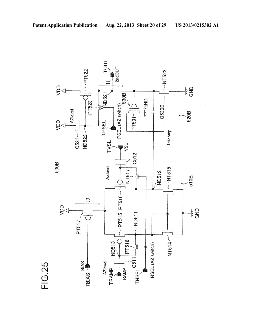 COMPARATOR, ANALOG-TO-DIGITAL CONVERTOR, SOLID-STATE IMAGING DEVICE,     CAMERA SYSTEM, AND ELECTRONIC APPARATUS - diagram, schematic, and image 21