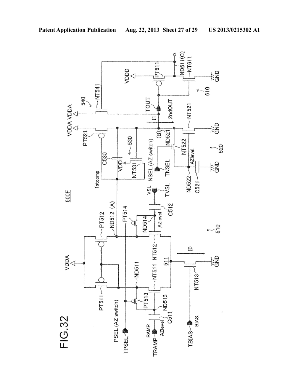 COMPARATOR, ANALOG-TO-DIGITAL CONVERTOR, SOLID-STATE IMAGING DEVICE,     CAMERA SYSTEM, AND ELECTRONIC APPARATUS - diagram, schematic, and image 28