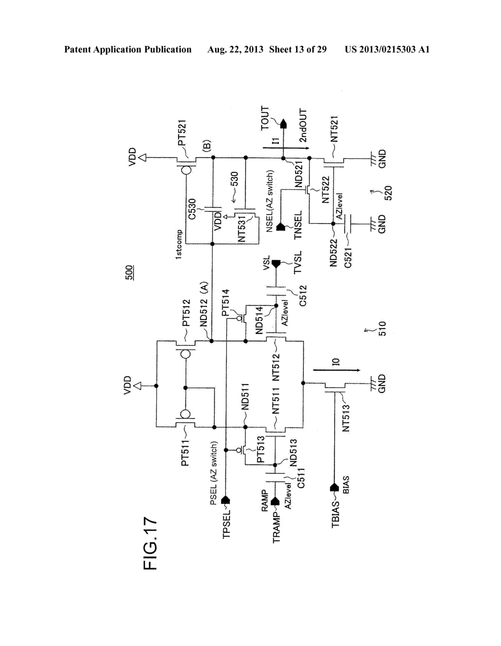 COMPARATOR, ANALOG-TO-DIGITAL CONVERTOR, SOLID-STATE IMAGING DEVICE,     CAMERA SYSTEM, AND ELECTRONIC APPARATUS - diagram, schematic, and image 14