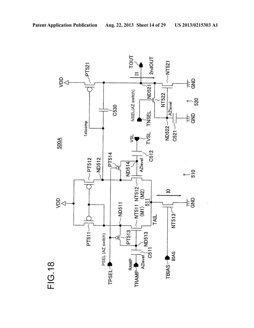 COMPARATOR, ANALOG-TO-DIGITAL CONVERTOR, SOLID-STATE IMAGING DEVICE,     CAMERA SYSTEM, AND ELECTRONIC APPARATUS - diagram, schematic, and image 15