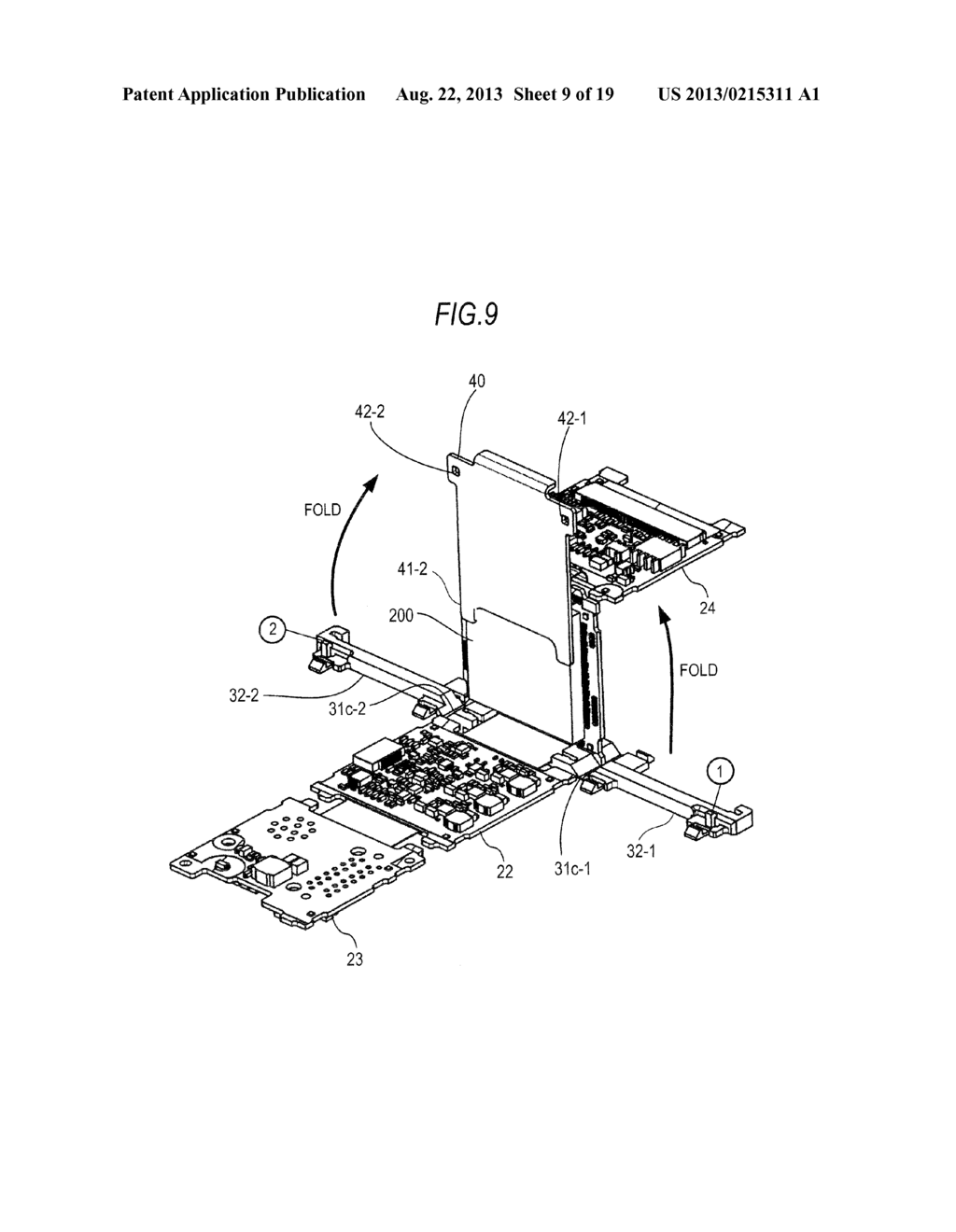 CAMERA DEVICE, ELECTRONIC APPARATUS AND FLEXIBLE CHASSIS - diagram, schematic, and image 10