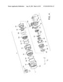 CAM FRAME STRUCTURE, LENS BARREL STRUCTURE, SHAKE COMPENSATION DEVICE AND     IMAGING ELEMENT UNIT diagram and image