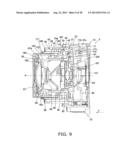 CAM FRAME STRUCTURE, LENS BARREL STRUCTURE, SHAKE COMPENSATION DEVICE AND     IMAGING ELEMENT UNIT diagram and image