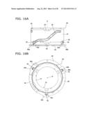 CAM FRAME STRUCTURE, LENS BARREL STRUCTURE, SHAKE COMPENSATION DEVICE AND     IMAGING ELEMENT UNIT diagram and image