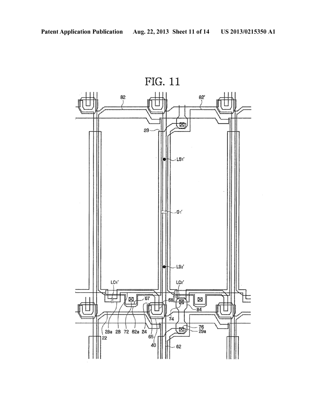 LIQUID CRYSTAL DISPLAY DEVICE AND METHOD OF REPAIRING BAD PIXELS THEREIN - diagram, schematic, and image 12