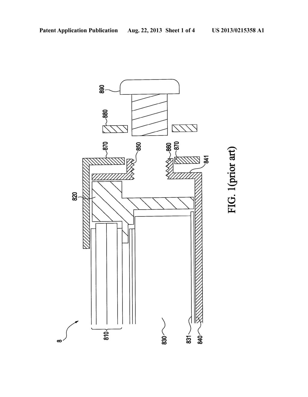 SECURING DEVICE OF LIQUID CRYSTAL PANEL AND LIQUID CRYSTAL DISPLAY USING     THE SAME - diagram, schematic, and image 02