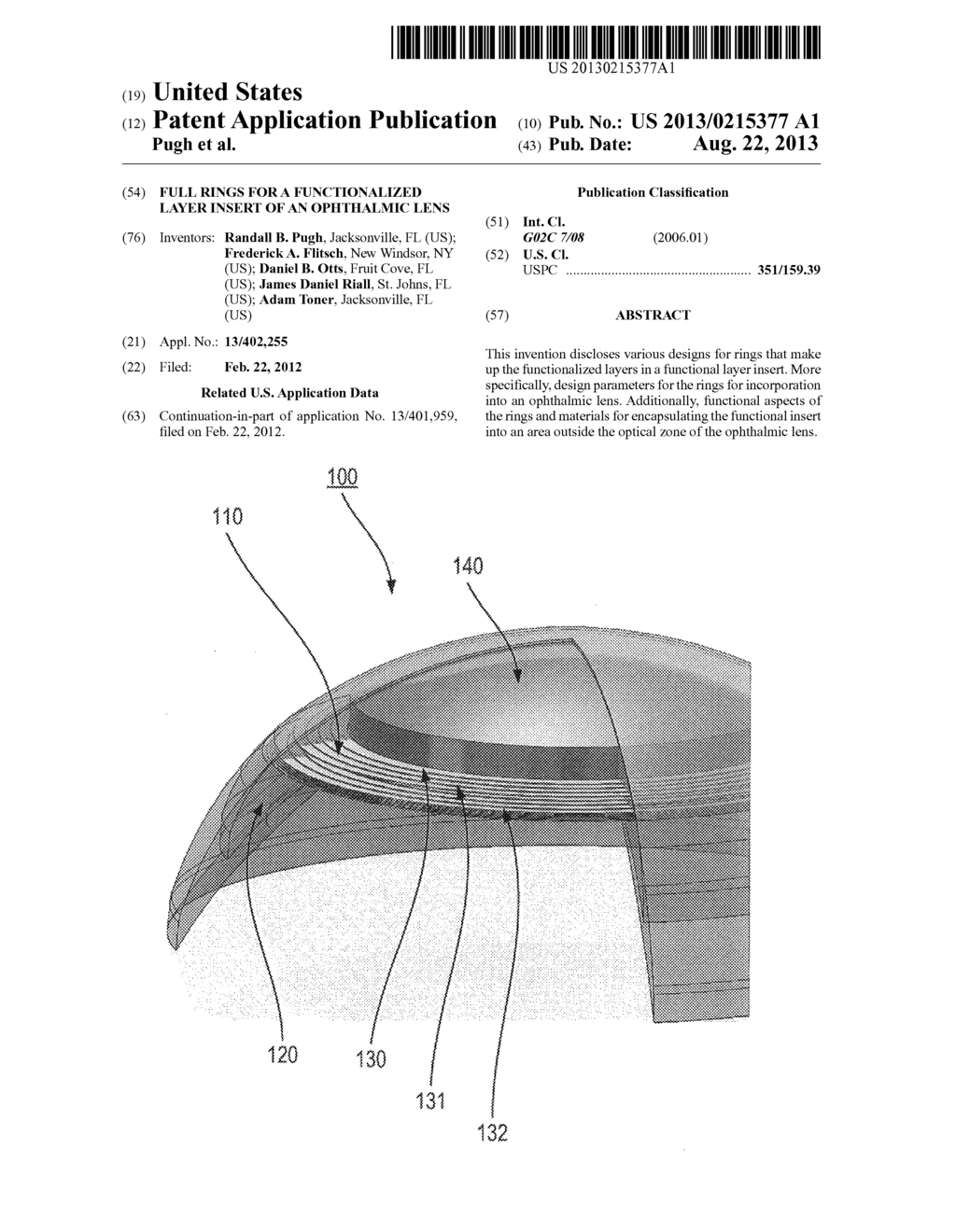 FULL RINGS FOR A FUNCTIONALIZED LAYER INSERT OF AN OPHTHALMIC LENS - diagram, schematic, and image 01