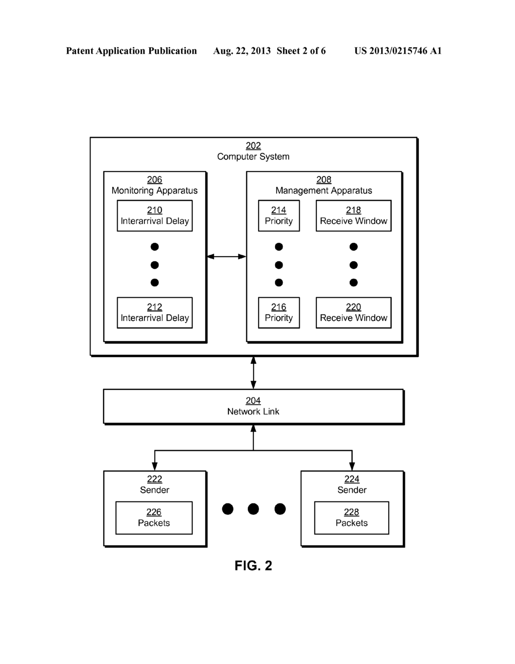 REDUCING INTERARRIVAL DELAYS IN NETWORK TRAFFIC - diagram, schematic, and image 03