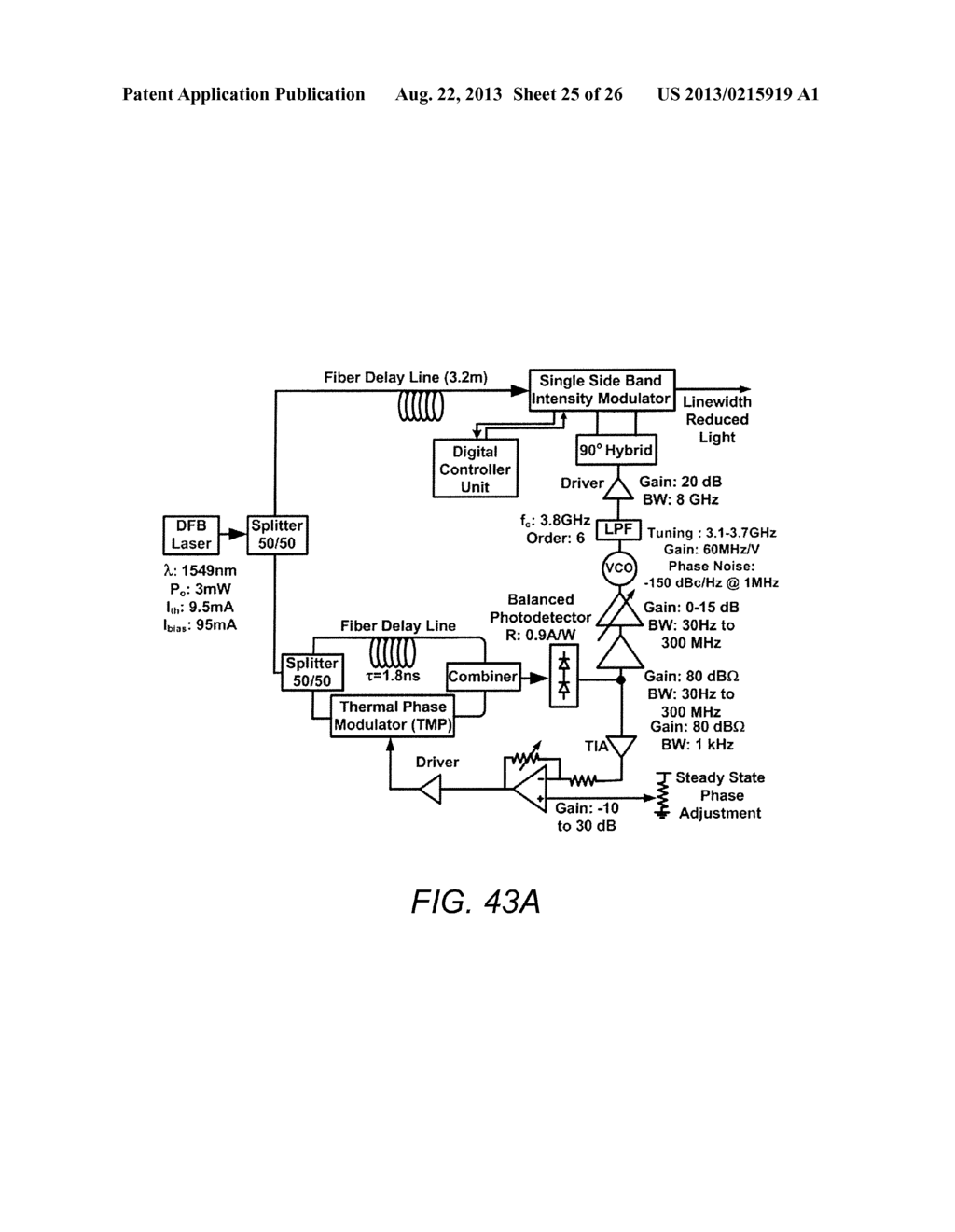 WIDEBAND TUNABLE LASER LINE-WIDTH REDUCTION - diagram, schematic, and image 26