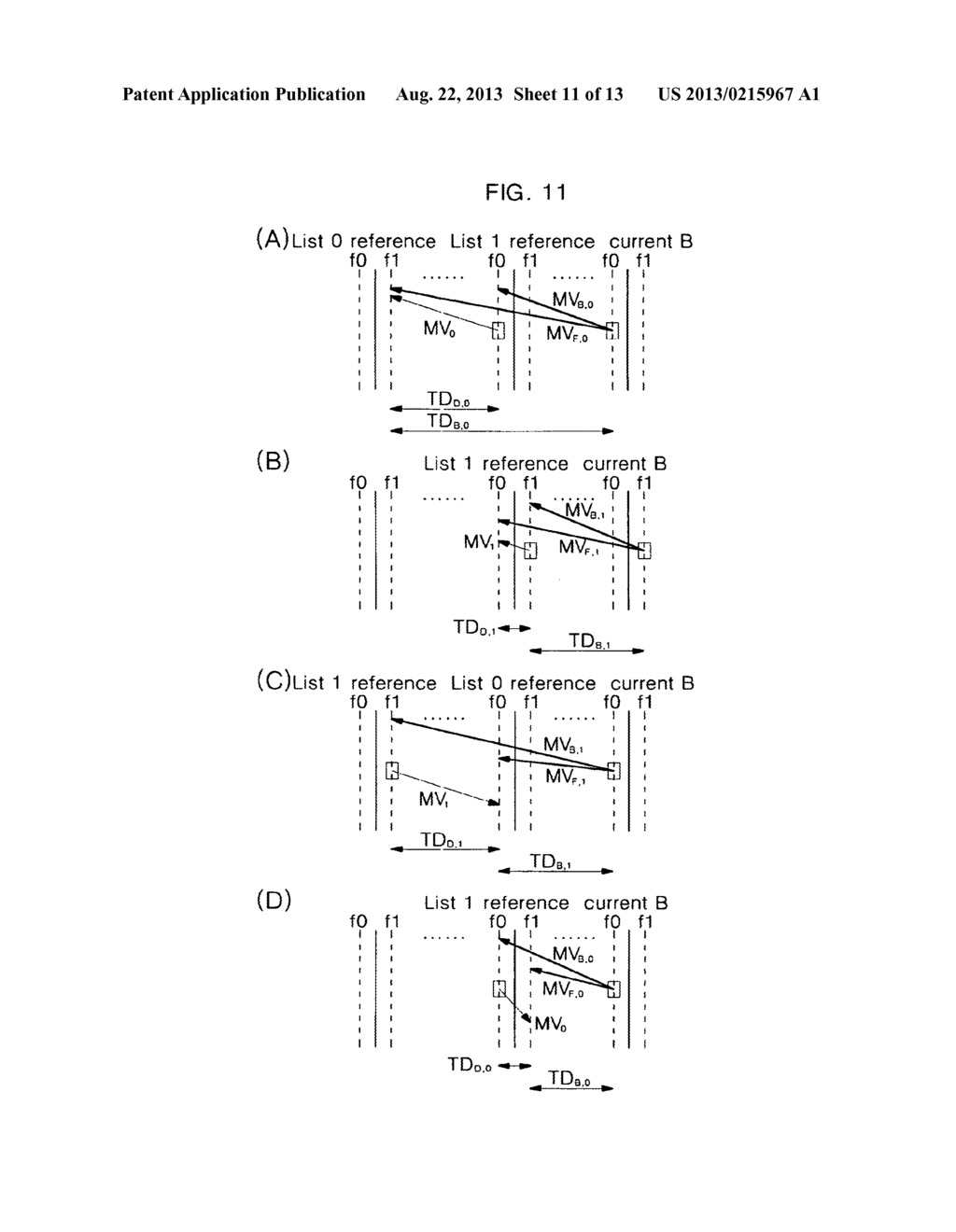 METHOD TO DERIVE AT LEAST ONE MOTION VECTOR OF A BI-PREDICTIVE BLOCK IN A     CURRENT PICTURE - diagram, schematic, and image 12