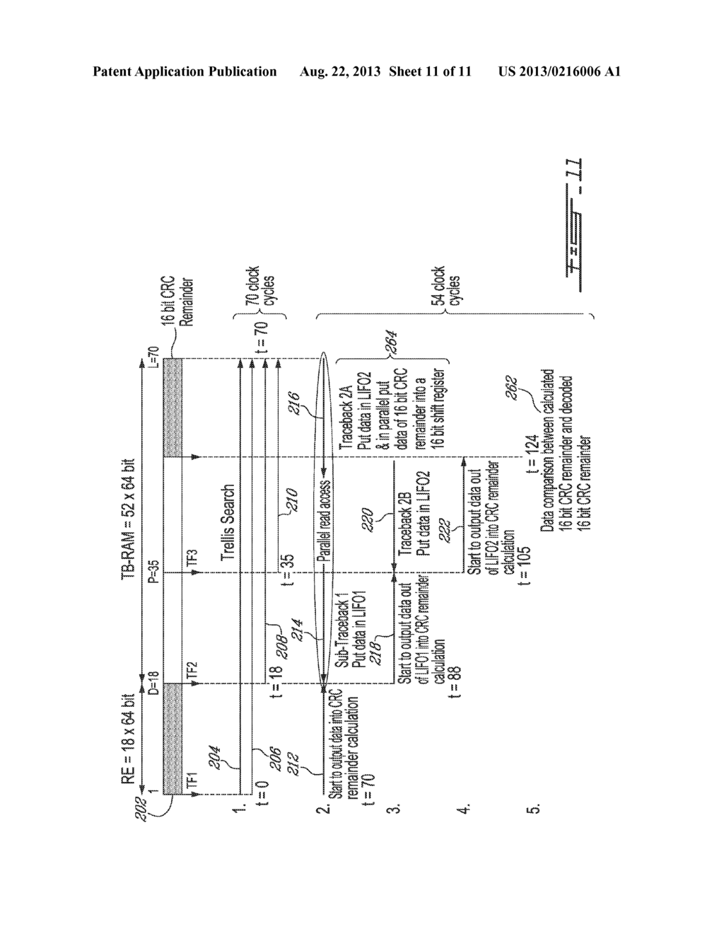 LOW-LATENCY VITERBI SURVIVOR MEMORY ARCHITECTURE AND METHOD USING REGISTER     EXCHANGE, TRACE-BACK, AND TRACE-FORWARD - diagram, schematic, and image 12