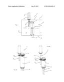 APPARATUS FOR STERILISING PLASTIC CONTAINERS HAVING A PROTECTION DEVICE diagram and image