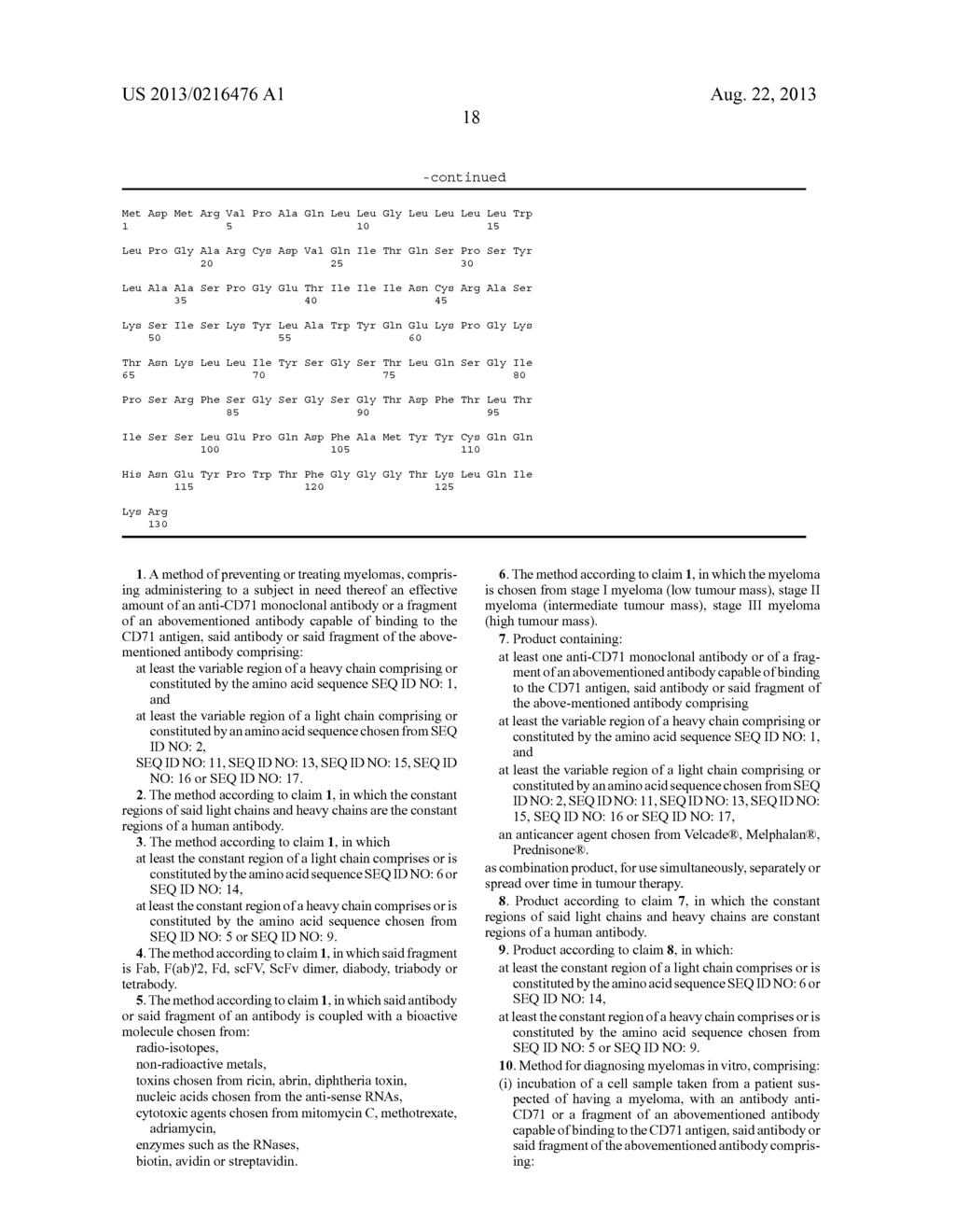 USE OF AN ANTI-CD71 ANTIBODY FOR PREPARING A MEDICAMENT - diagram, schematic, and image 22