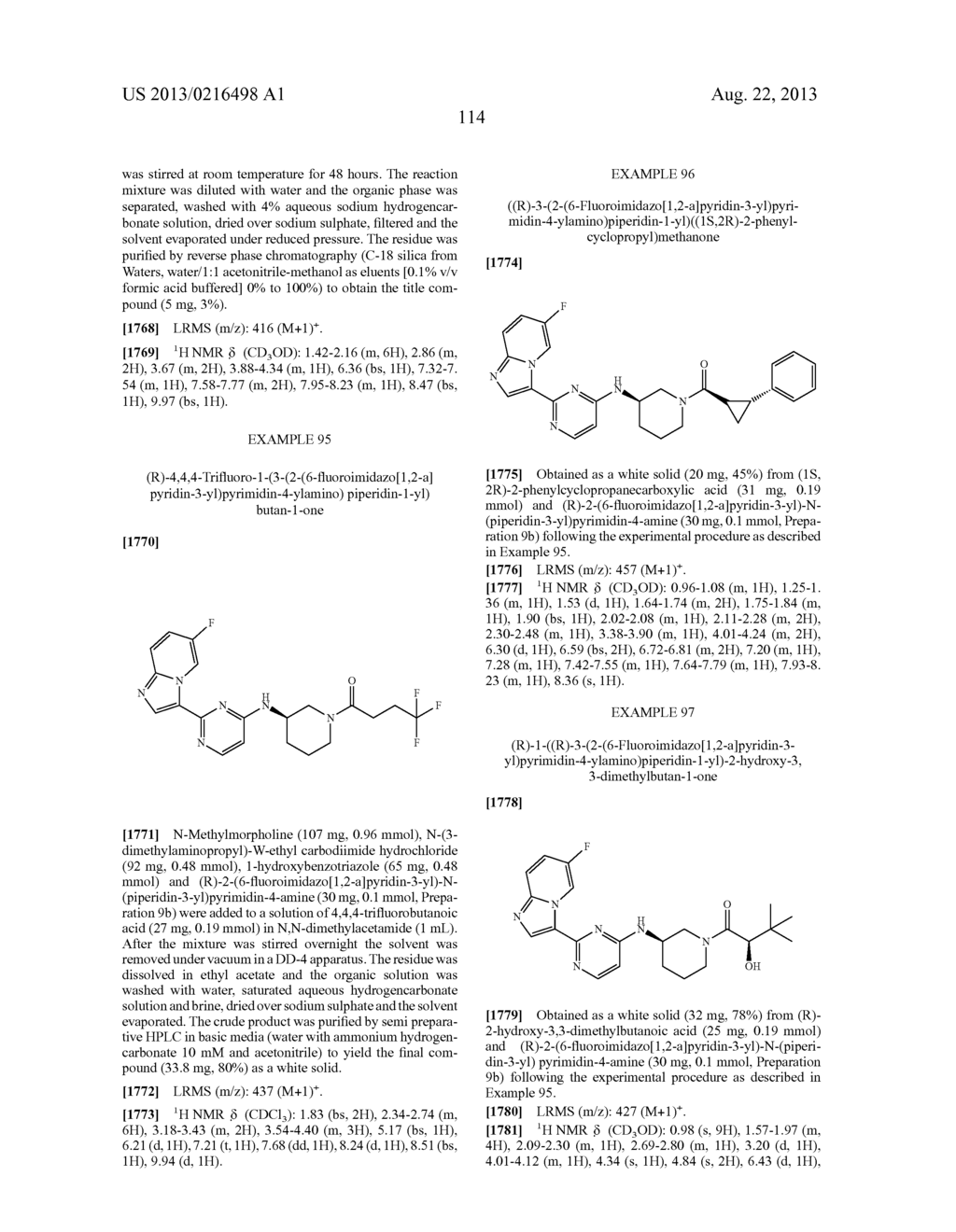 IMIDAZOPYRIDINE DERIVATIVES AS JAK INHIBITORS - diagram, schematic, and image 123