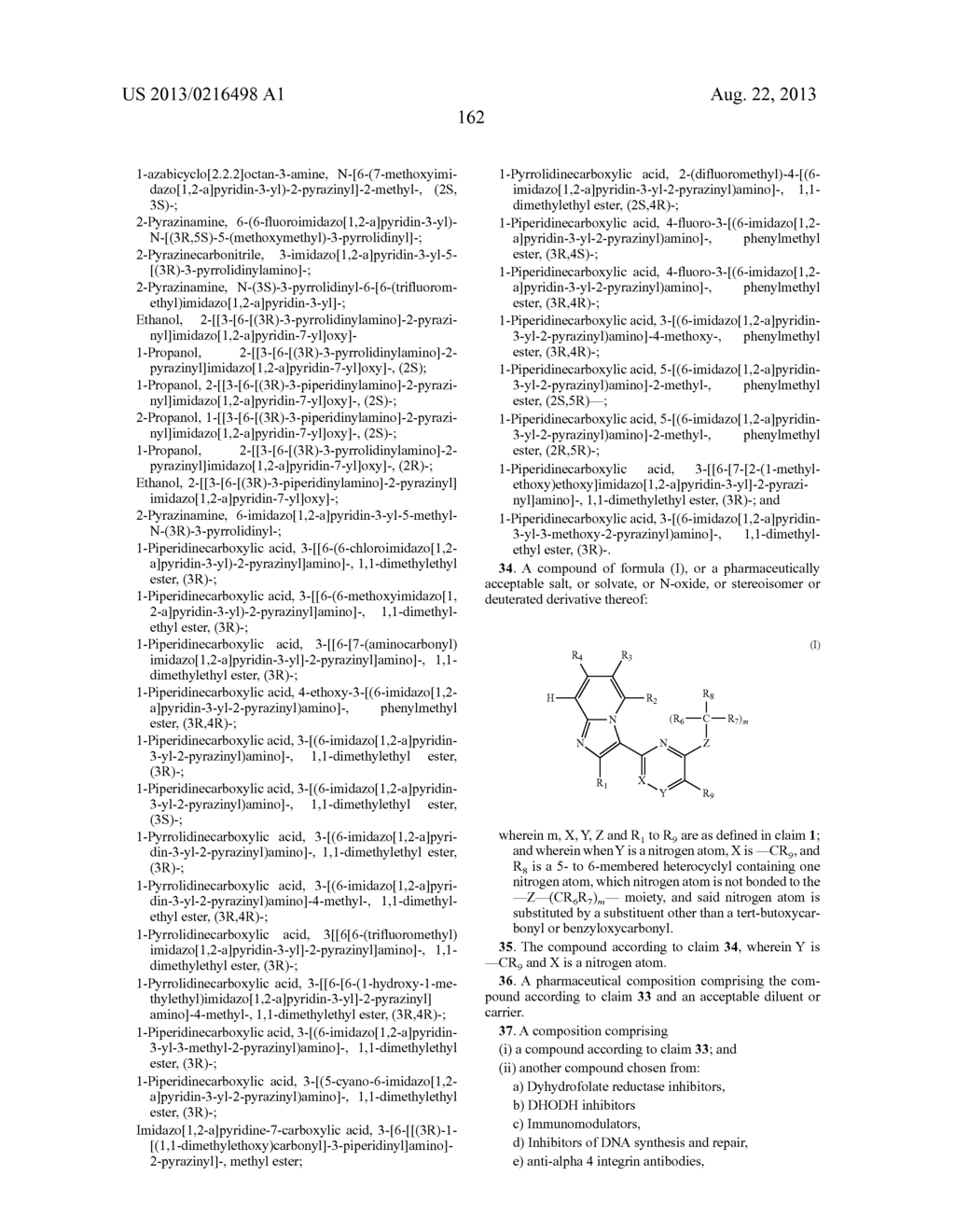 IMIDAZOPYRIDINE DERIVATIVES AS JAK INHIBITORS - diagram, schematic, and image 171