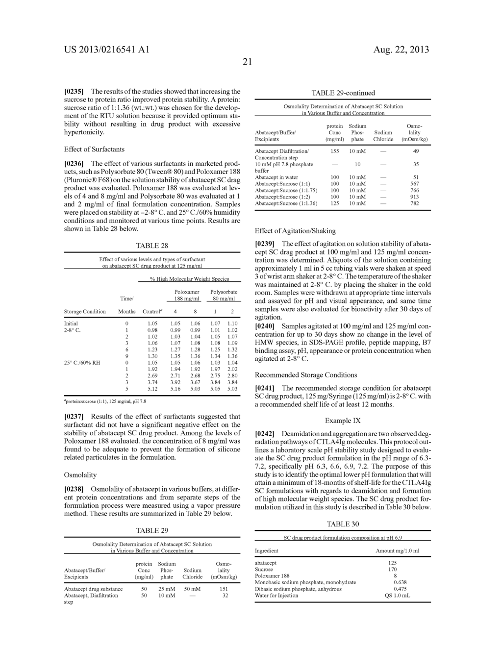 STABLE SUBCUTANEOUS PROTEIN FORMULATIONS AND USES THEREOF - diagram, schematic, and image 25