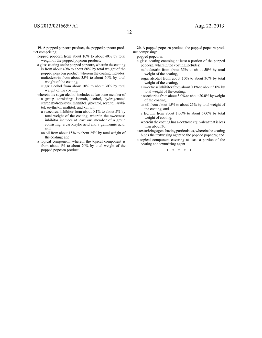 FOOD PRODUCT AND COATING - diagram, schematic, and image 18