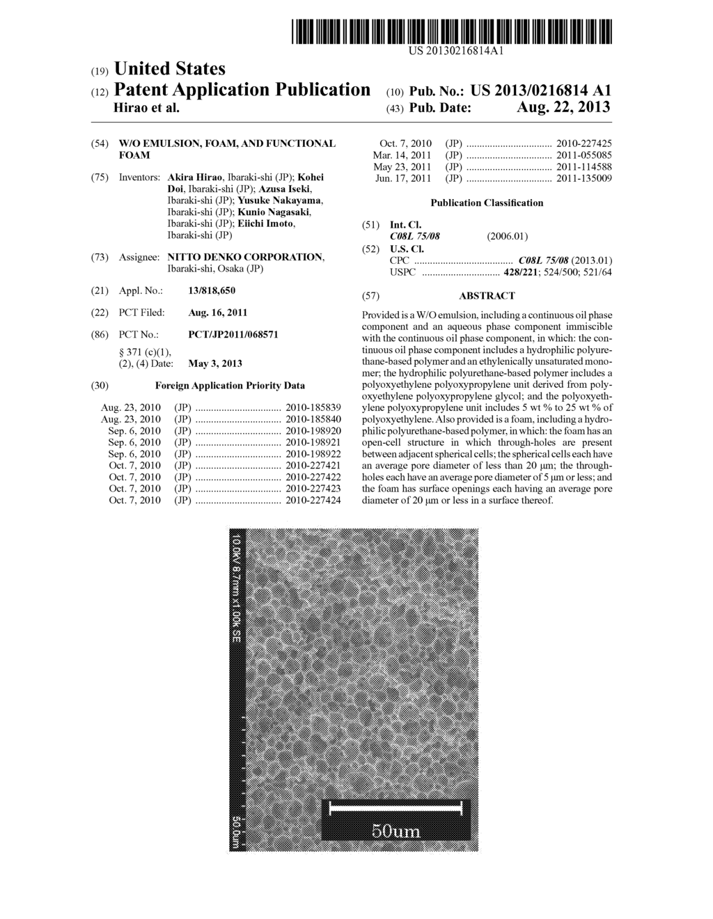 W/O EMULSION, FOAM, AND FUNCTIONAL FOAM - diagram, schematic, and image 01