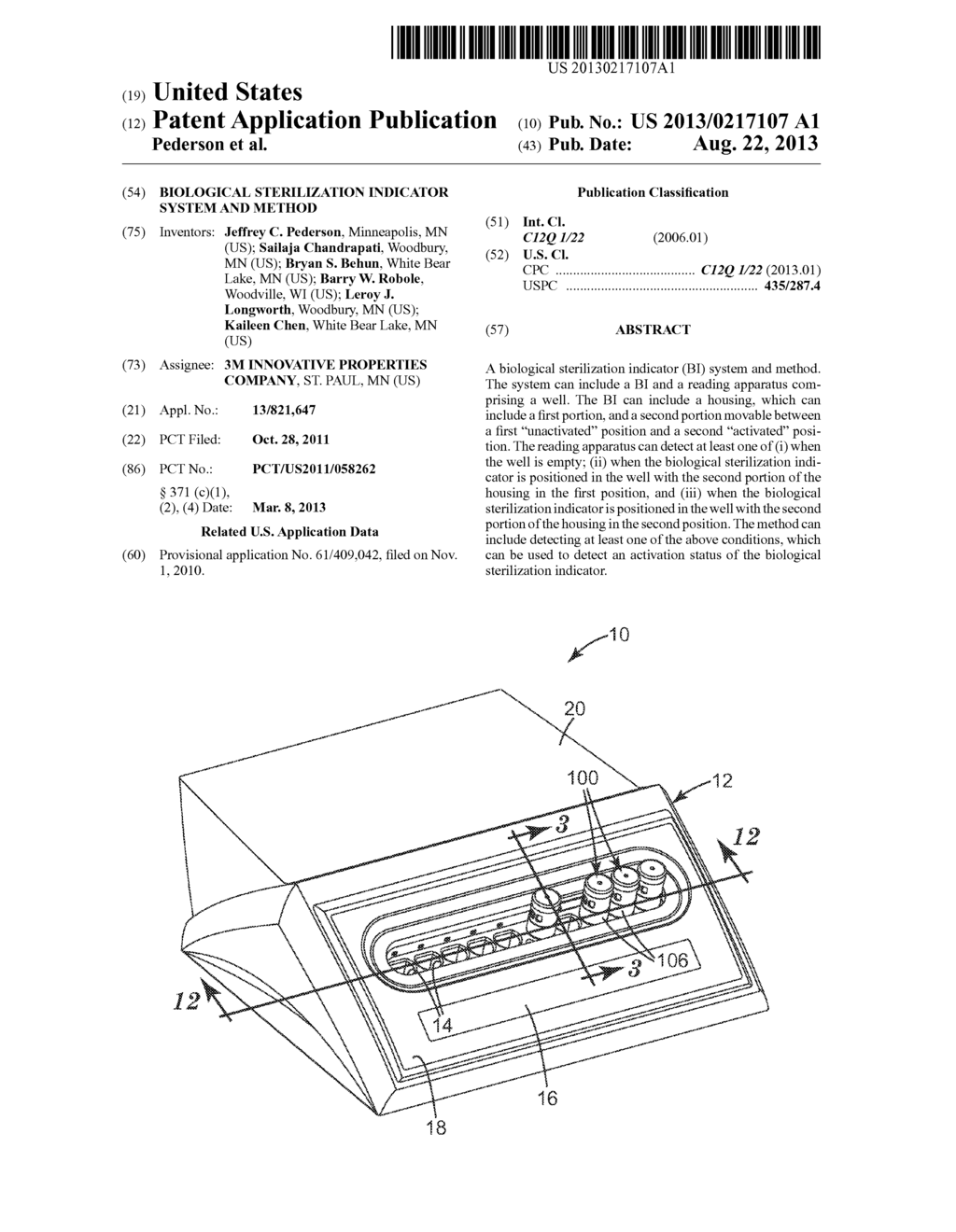 BIOLOGICAL STERILIZATION INDICATOR SYSTEM AND METHOD - diagram, schematic, and image 01