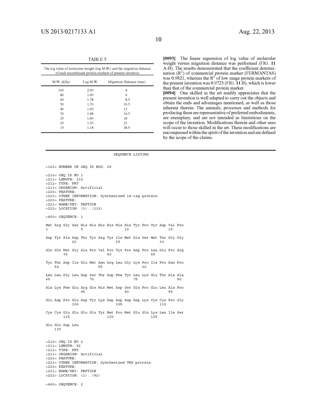 AUTO-DEVELOPING AND REGULARLY-WEIGHTED PROTEIN MOLECULAR WEIGHT MARKER KIT     AND METHOD FOR PREPARING THE SAME - diagram, schematic, and image 24