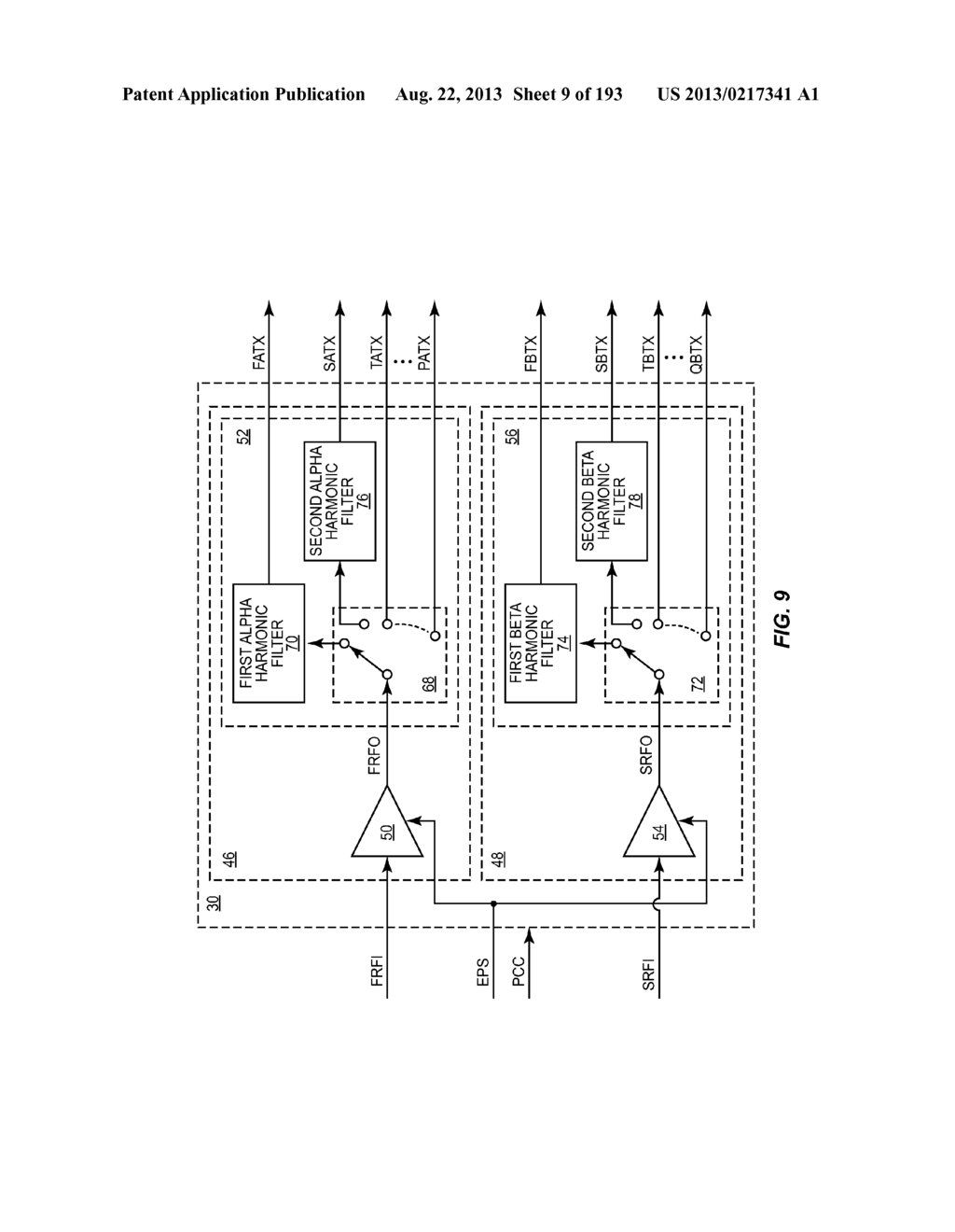 HIGH EFFICIENCY PATH BASED POWER AMPLIFIER CIRCUITRY - diagram, schematic, and image 10