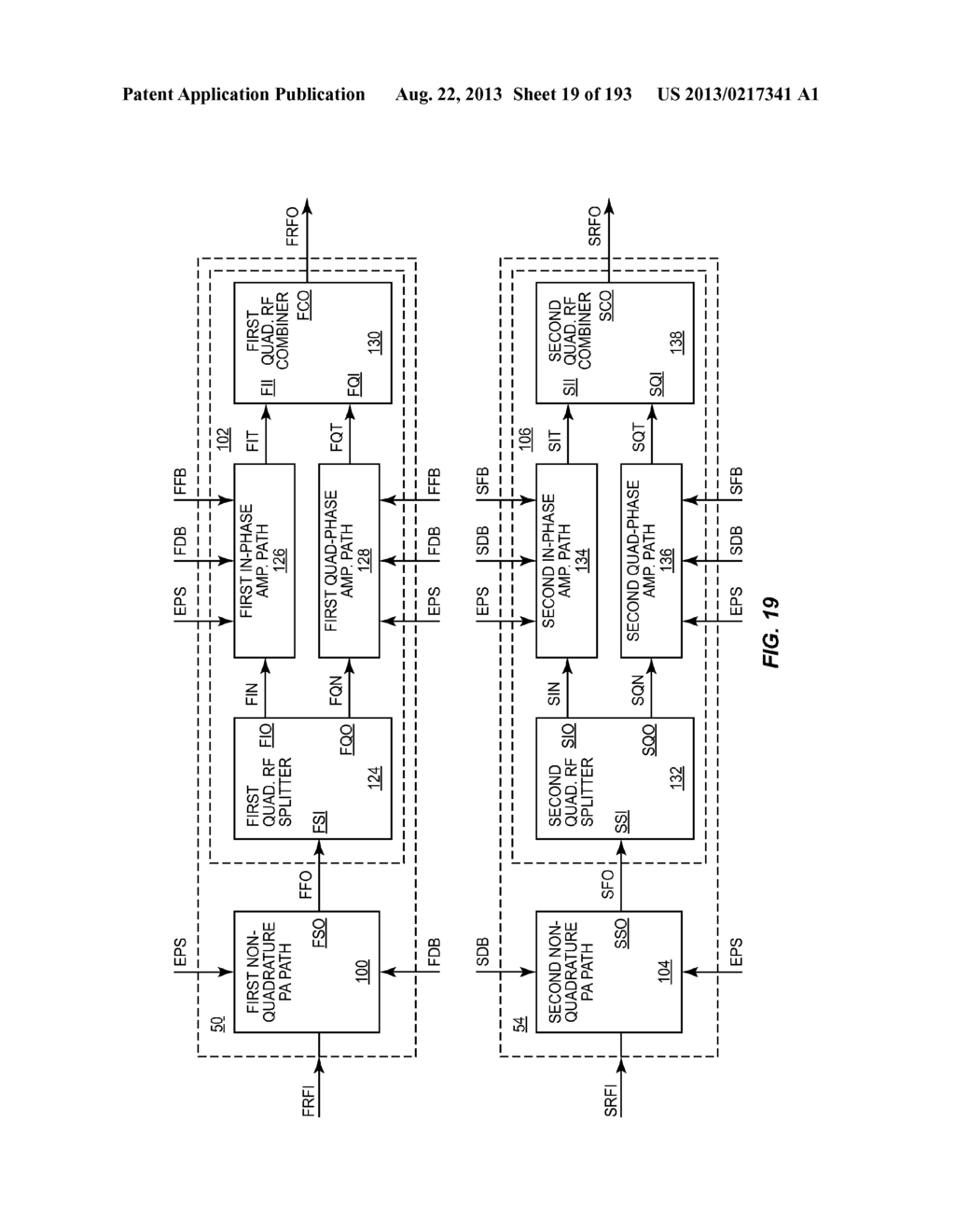 HIGH EFFICIENCY PATH BASED POWER AMPLIFIER CIRCUITRY - diagram, schematic, and image 20