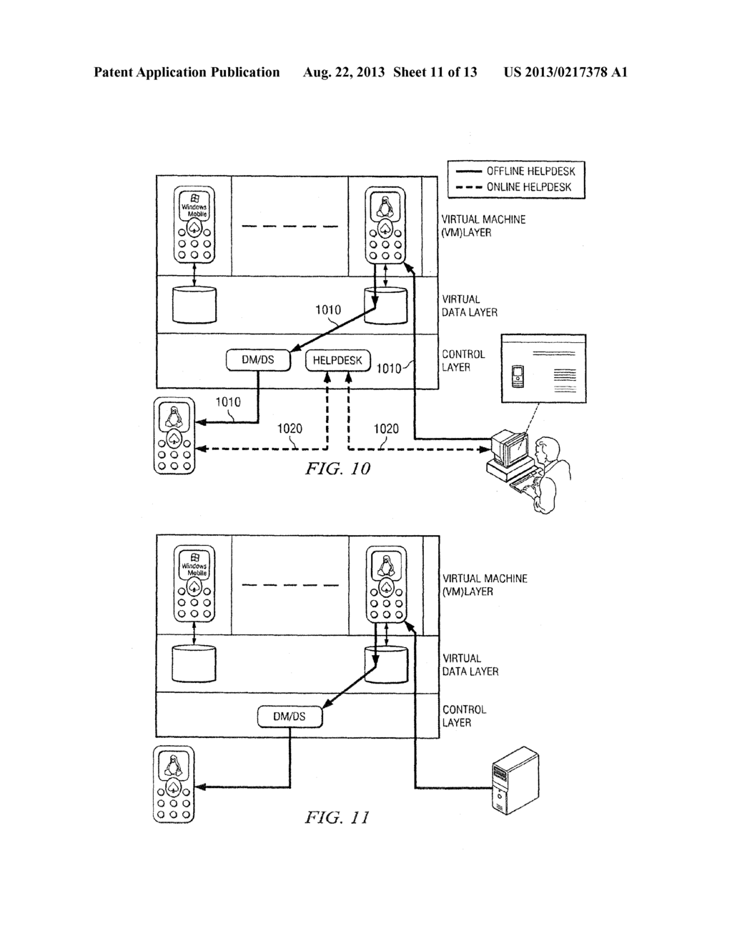 VIRTUAL INSTANCE ARCHITECTURE FOR MOBILE DEVICE MANAGEMENT SYSTEMS - diagram, schematic, and image 12