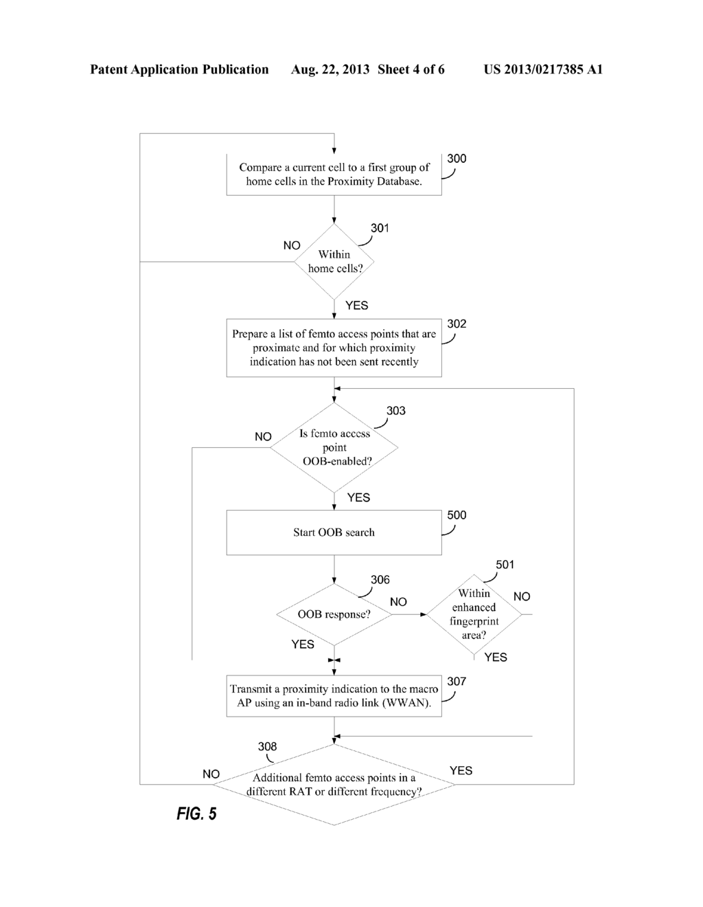 PROXIMITY INDICATION USING OUT-OF-BAND LINKS - diagram, schematic, and image 05