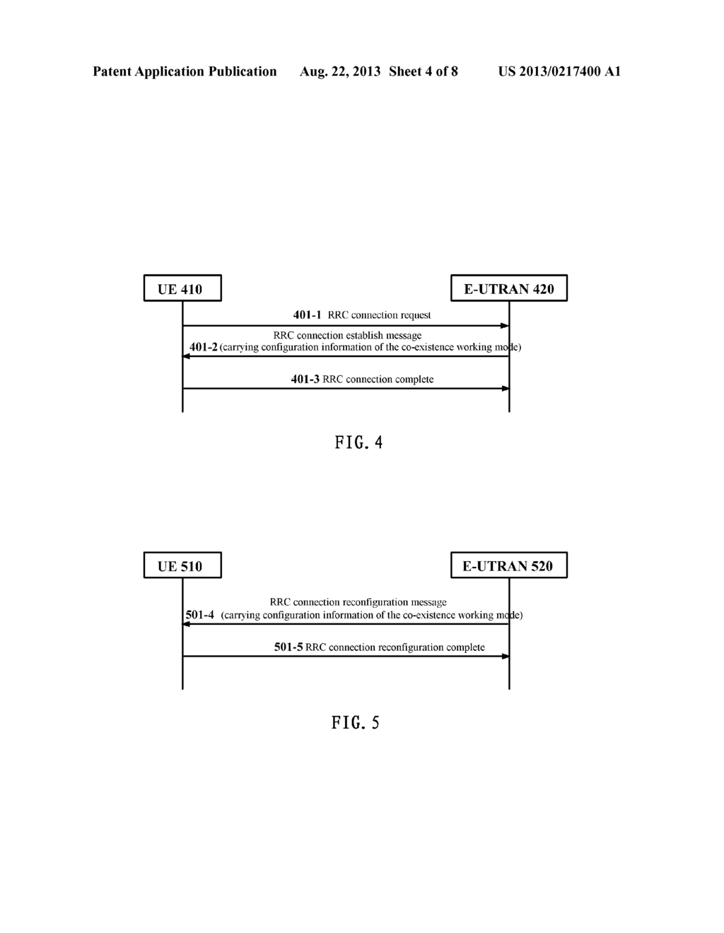 METHOD AND BASE STATION, USER EQUIPMENT AND SYSTEM FOR ACTIVATING     COEXISTENCE WORK MODE - diagram, schematic, and image 05