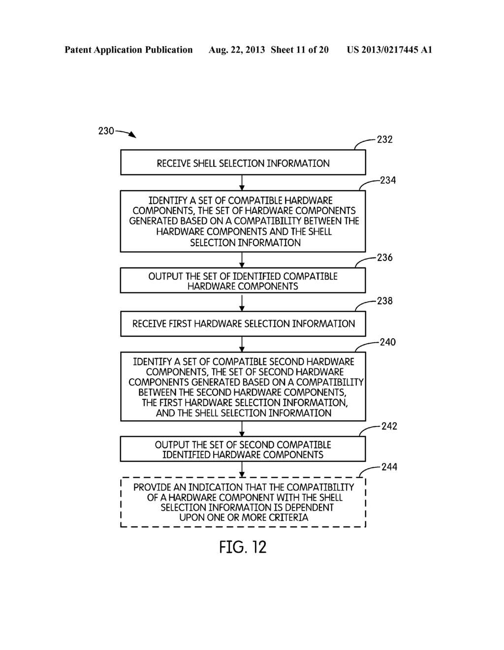 CUSTOMIZED HARDWARE SELECTION FOR A MOBILE PHONE - diagram, schematic, and image 12