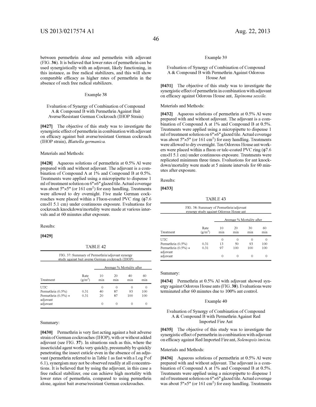 SYNERGISTIC PESTICIDE COMPOSITIONS - diagram, schematic, and image 104