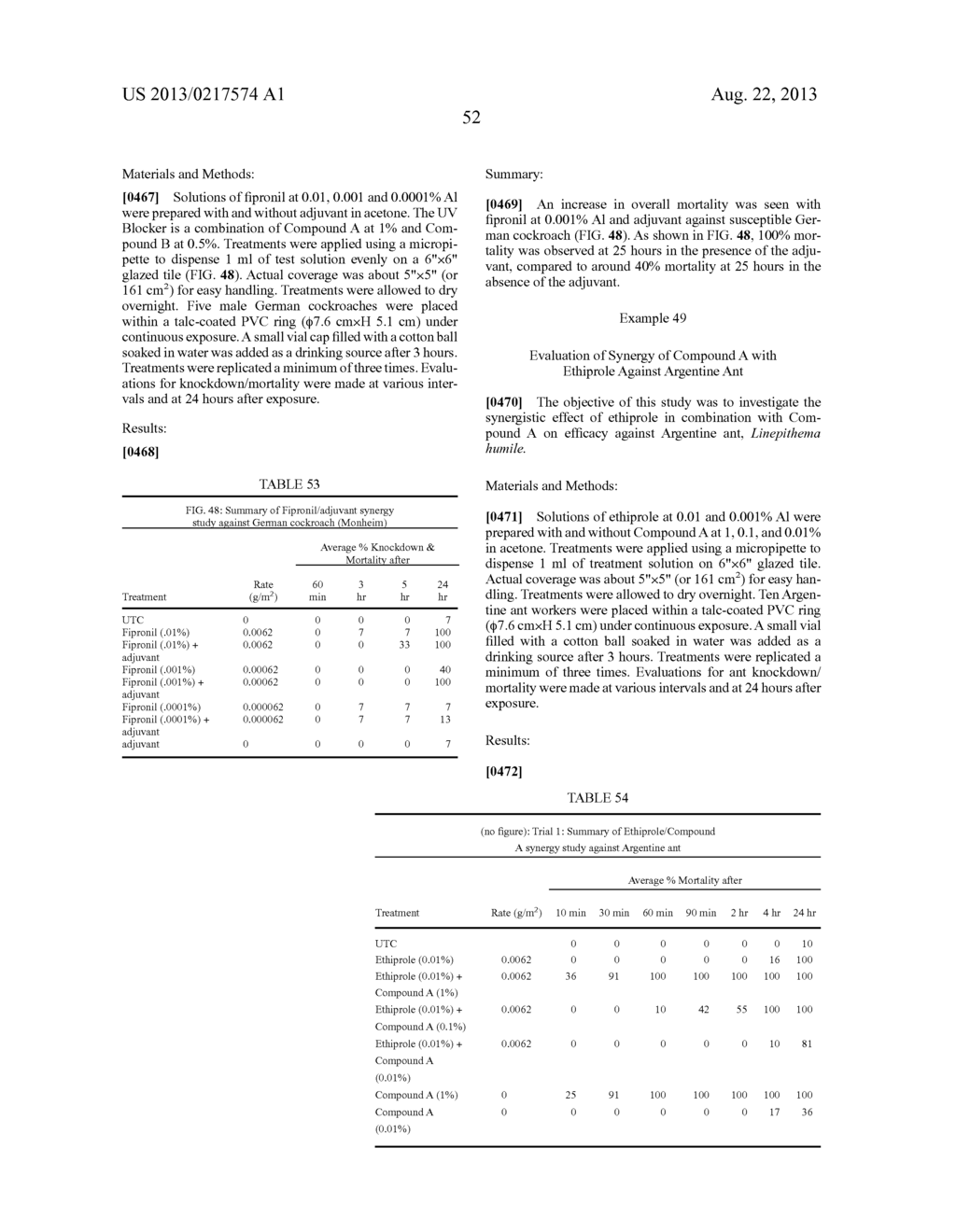 SYNERGISTIC PESTICIDE COMPOSITIONS - diagram, schematic, and image 110