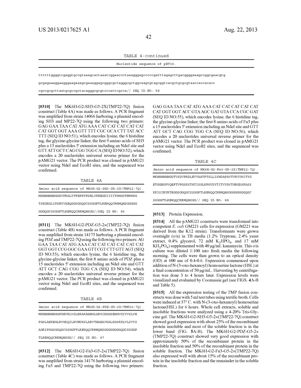 COMPOSITIONS AND METHODS FOR PRODUCING BIOACTIVE FUSION PROTEINS - diagram, schematic, and image 63