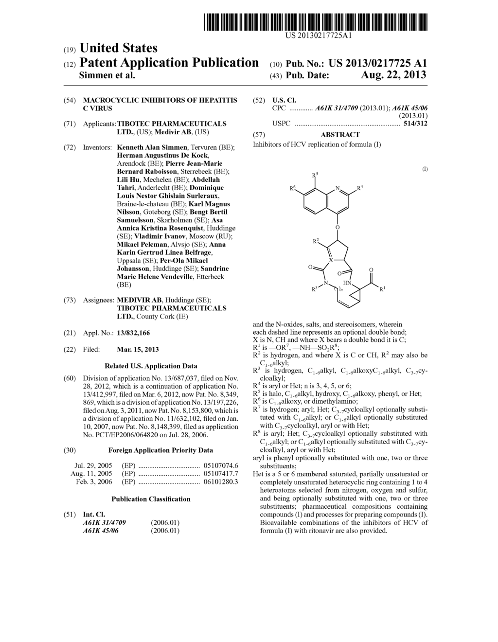 Macrocyclic Inhibitors Of Hepatitis C Virus - diagram, schematic, and image 01