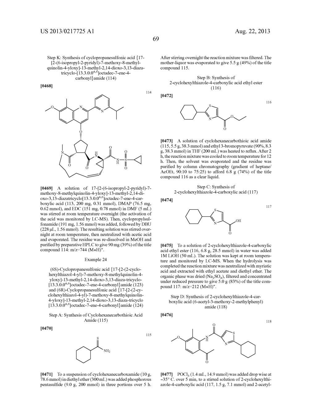 Macrocyclic Inhibitors Of Hepatitis C Virus - diagram, schematic, and image 70