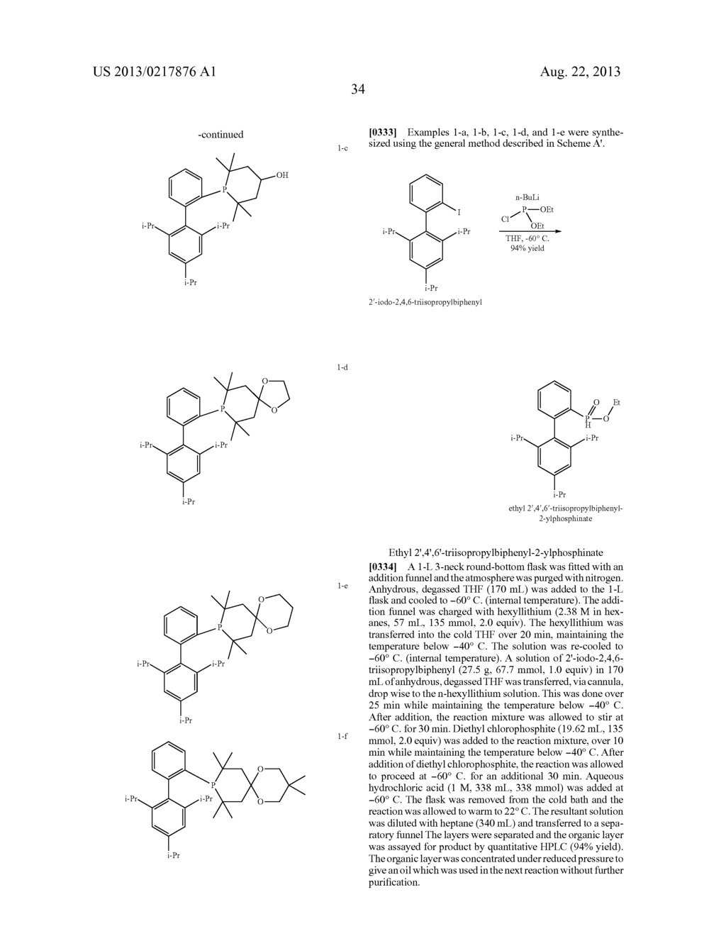 PHOSPHINE LIGANDS FOR CATALYTIC REACTIONS - diagram, schematic, and image 35