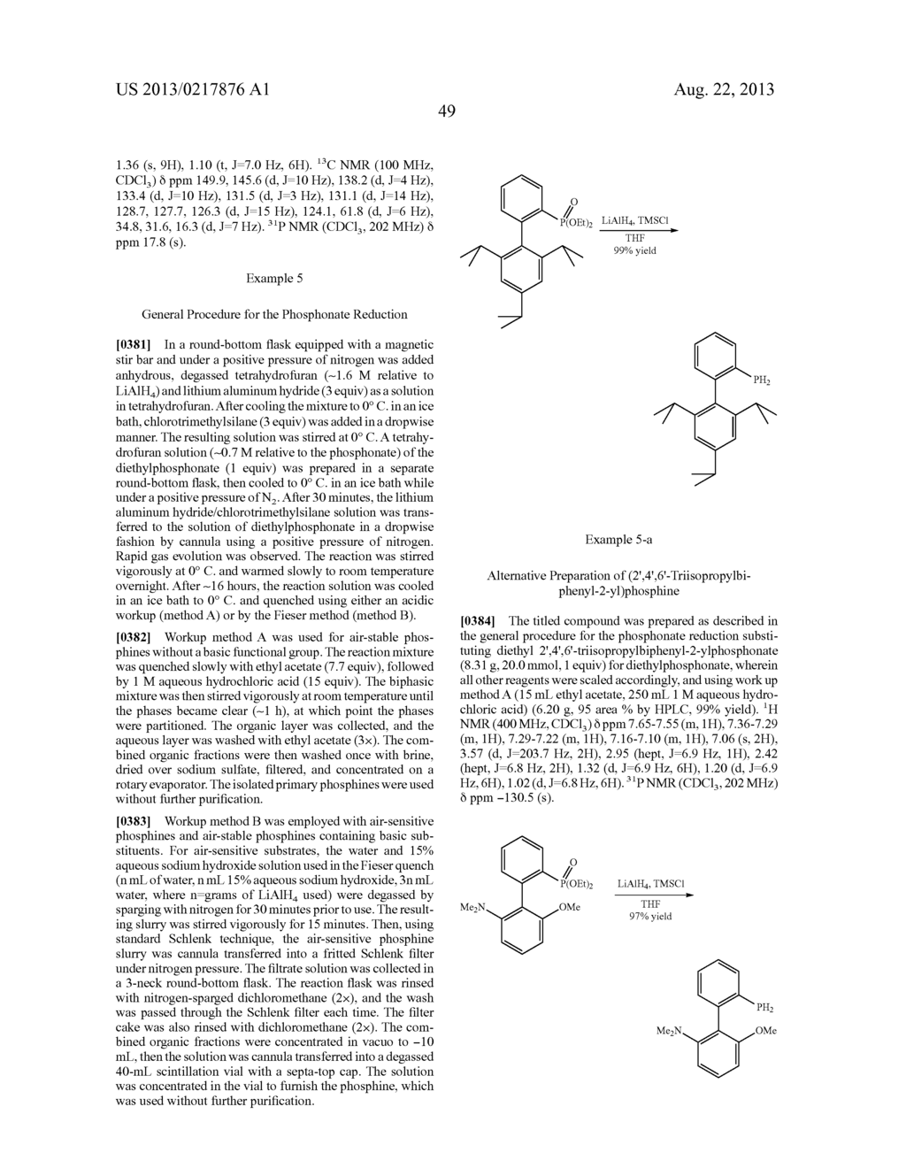 PHOSPHINE LIGANDS FOR CATALYTIC REACTIONS - diagram, schematic, and image 50