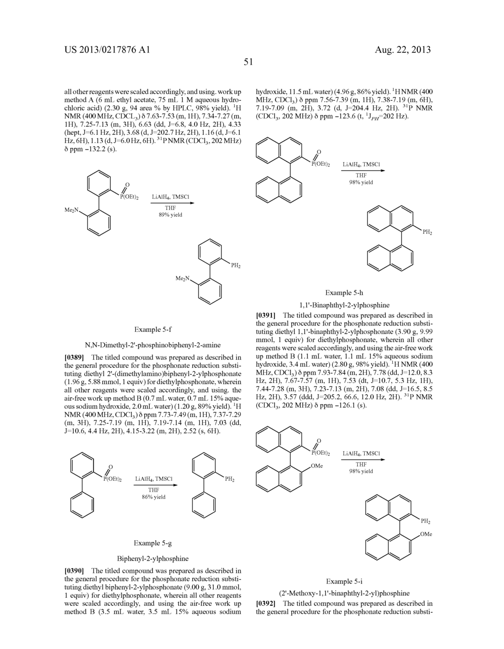 PHOSPHINE LIGANDS FOR CATALYTIC REACTIONS - diagram, schematic, and image 52